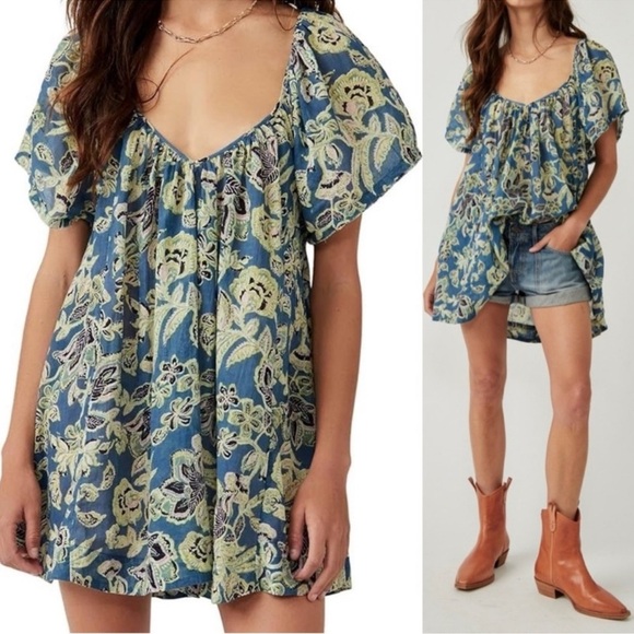 NWT free people Kauai getaway tunic /dress size small - Picture 11 of 11